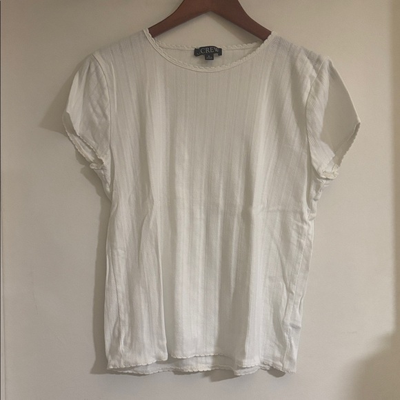 🥡 J. Crew Pointelle Tshirt - Picture 5 of 10